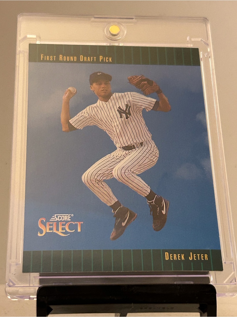 Derek JETER 1992 Score Pinnacle-Draft pick round RC